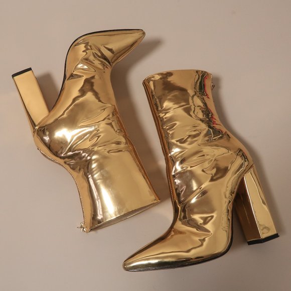 Raye x Revolve Riley Bootie - Gold Metallic - Picture 6 of 12